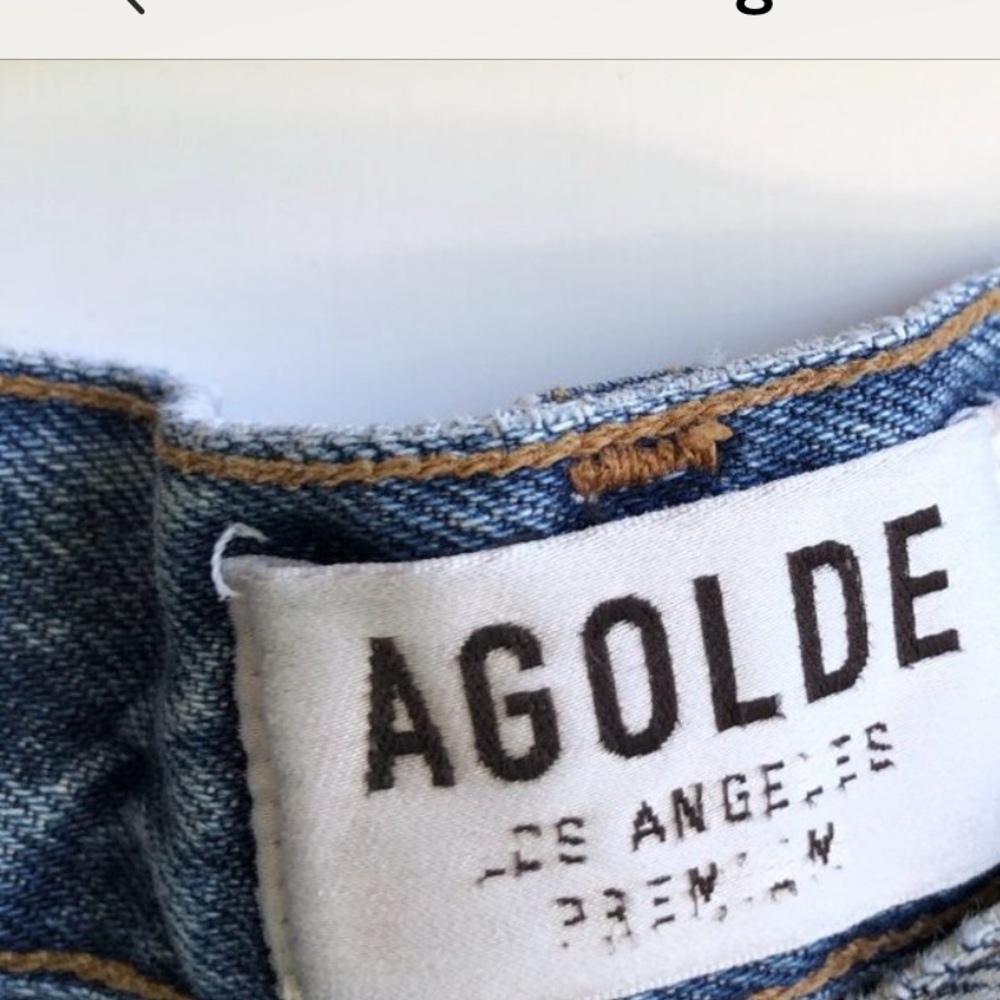 AGOLDE Riley High Rise Straight Crop Jeans - Picture 4 of 4